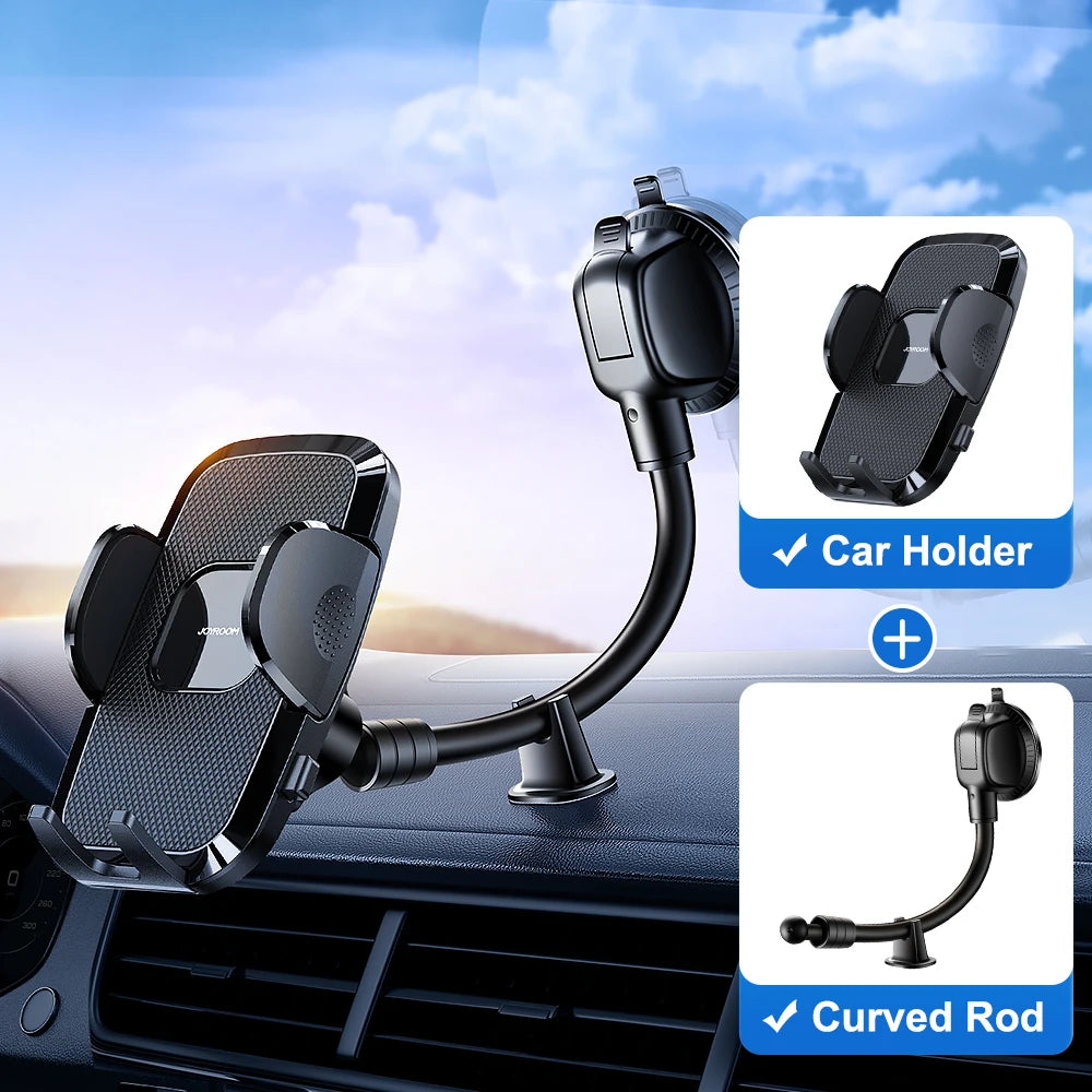 Joyroom Car Phone Holder Mount 360° Widest View Universal Handsfree Air Vent Phone Mount Flexible Long Arm For iPhone Huawei