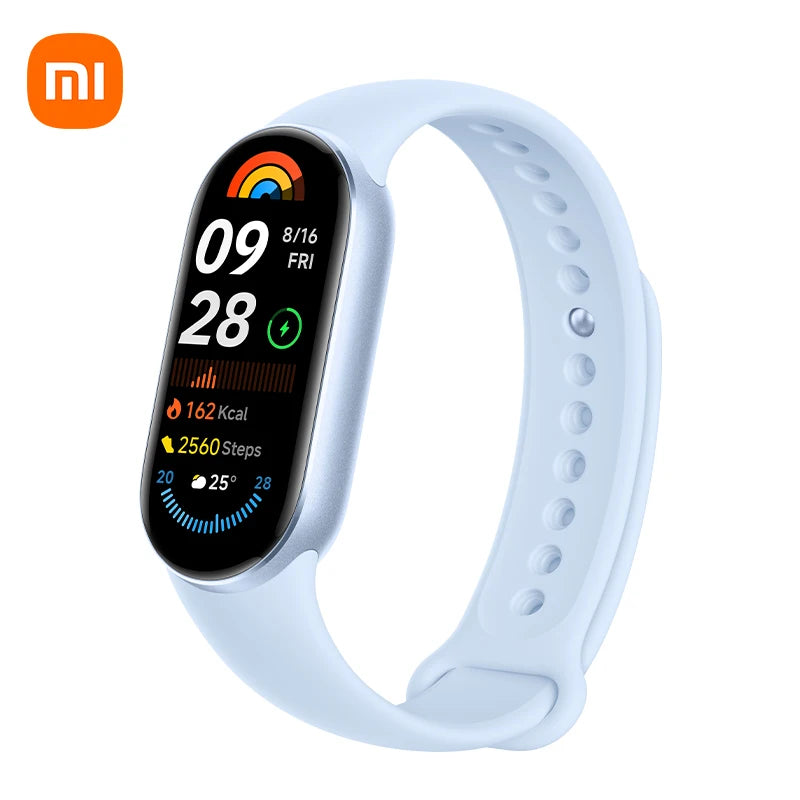 Global Version Xiaomi Smart Band 9 1.62'' AMOLED display Up to 21-day battery life* rate and SpO₂ monitoring* 150+ sports modes