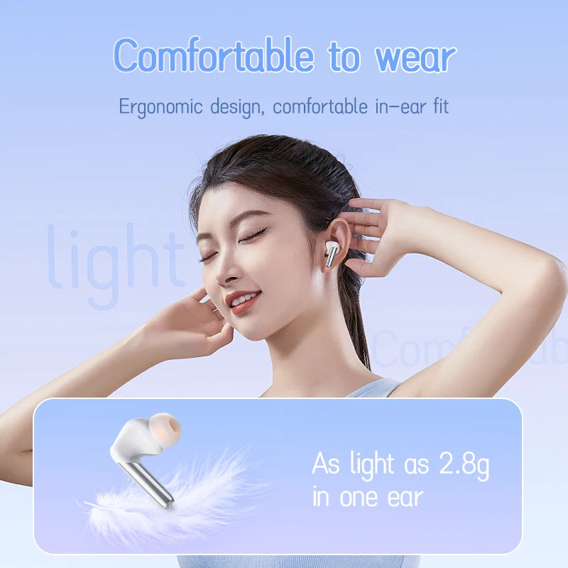 Joyroom TWS Wireless Bluetooth 5.4 Earphones headphones ENC Active Noise Cancellation in-Ear Mics Handfree Phone Earbuds JR-BB1