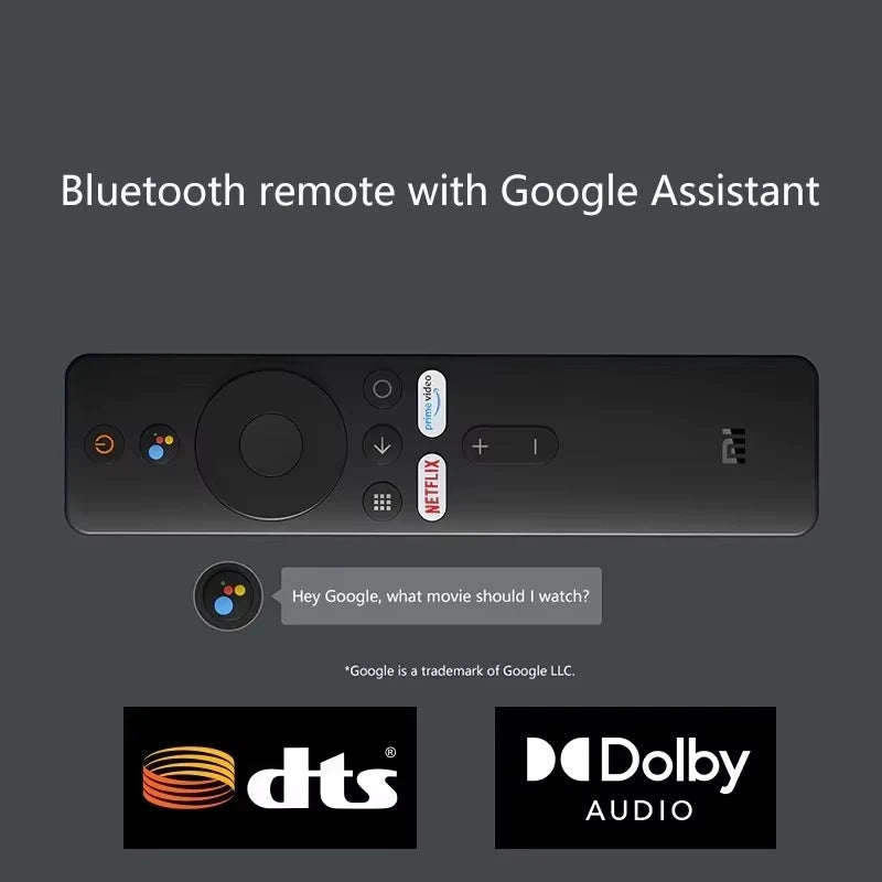 NewGlobal Version Xiaomi Smart Mi TV Stick 4K Android11 BT5.0 TV Dongle Portable Streaming Media Multi Language Google Assistant