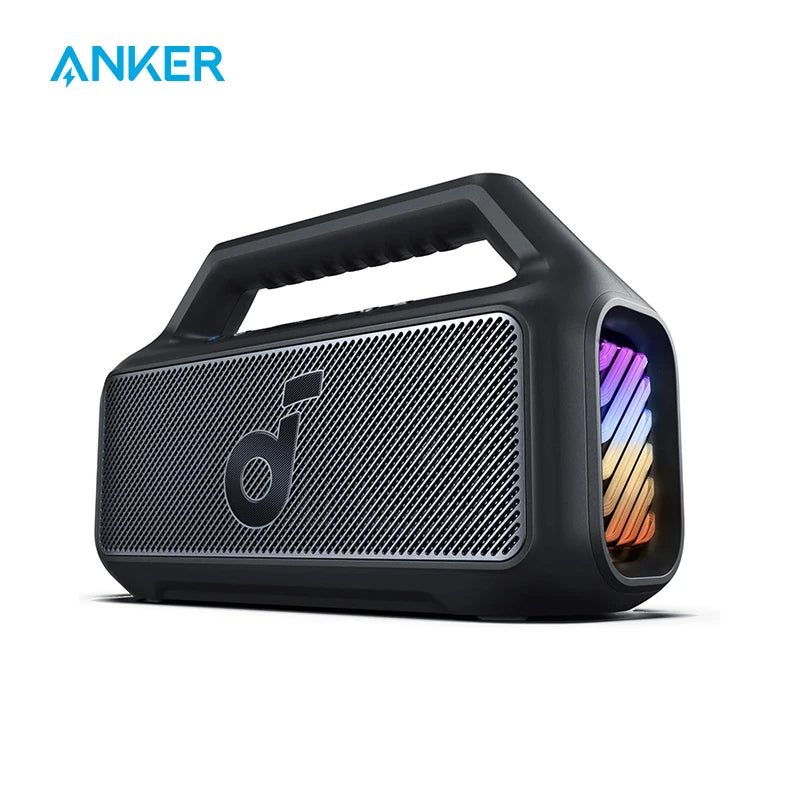 Soundcore by Anker Boom 2 Outdoor Speaker 80W Bluetooth Speakers BassUp 2.0 Speaker 24H Playtime Portable Speaker