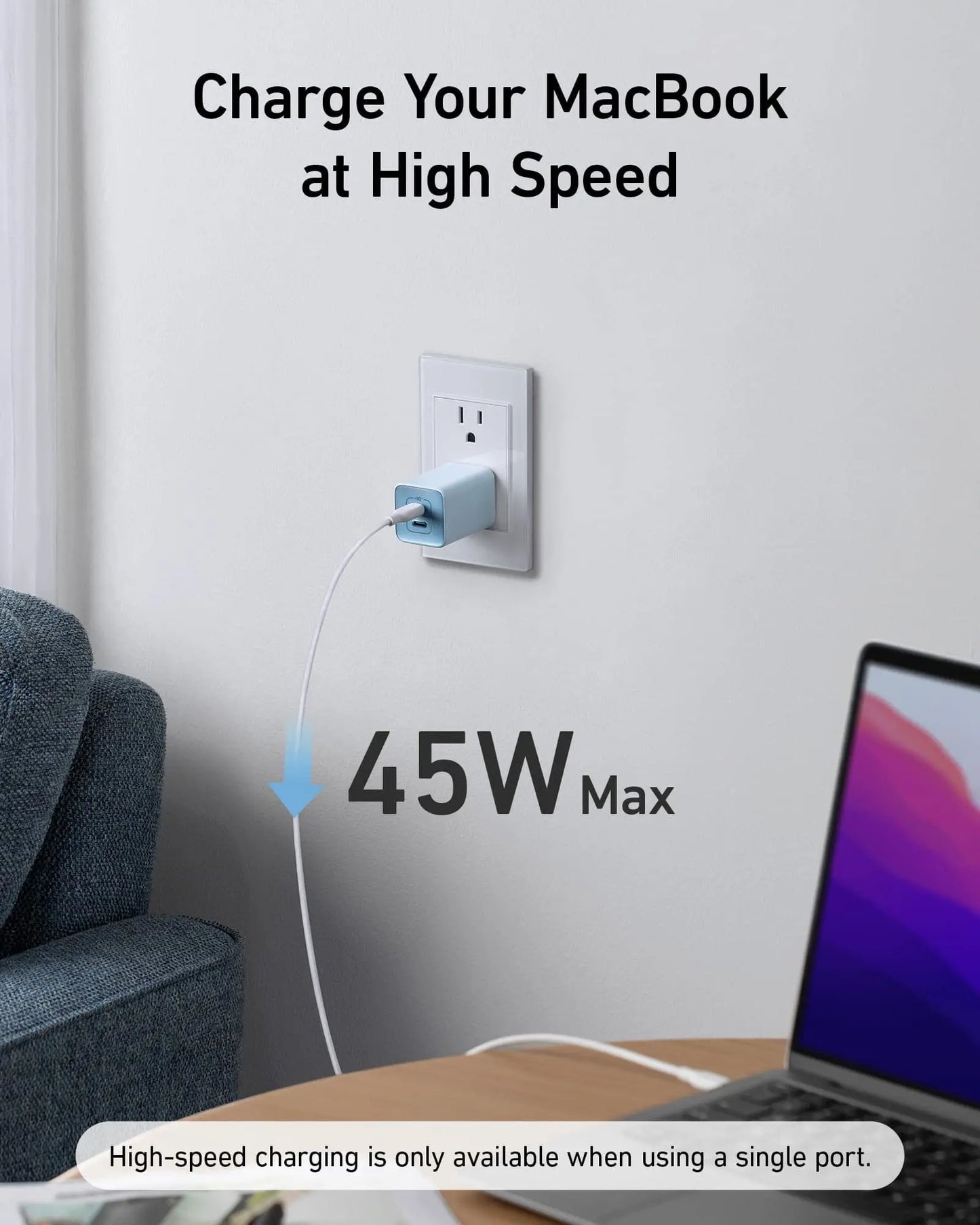 Anker USB C Charger 40W/47W 521 Charger (Nano Pro) PIQ 3.0 Durable Compact Fast Charger