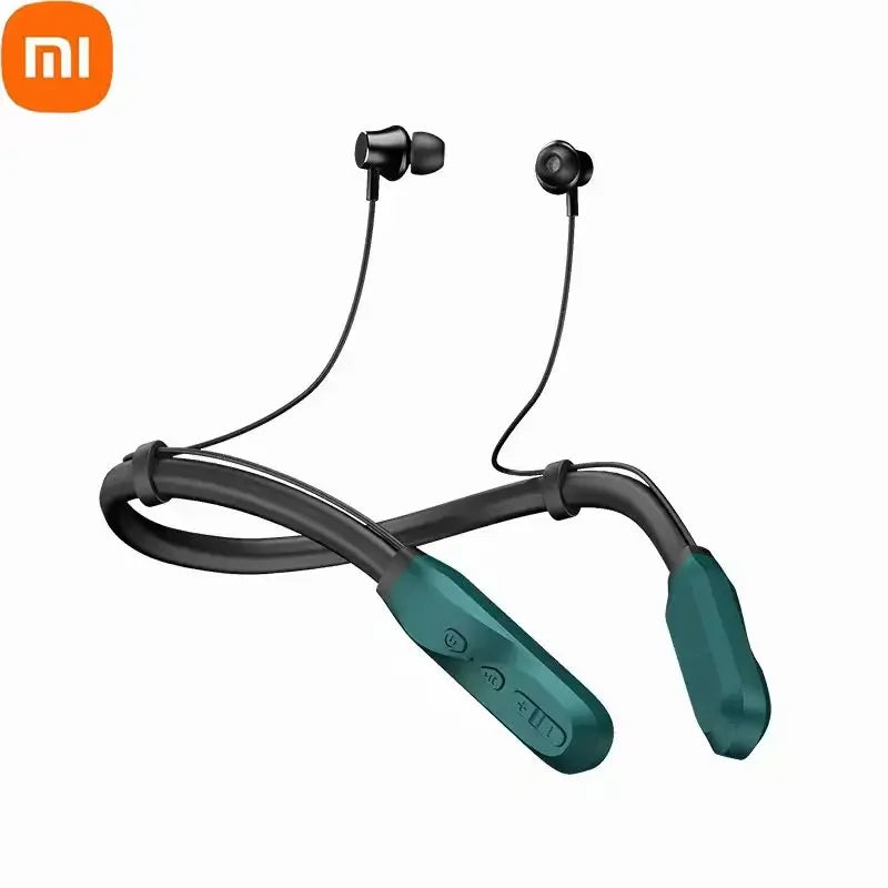 Xiaomi I35 Earphones Bluetooth 5.1 Headphones Sport Earbuds Built-in Mic Neckband Headphone Stereo Earbuds Headset For Running