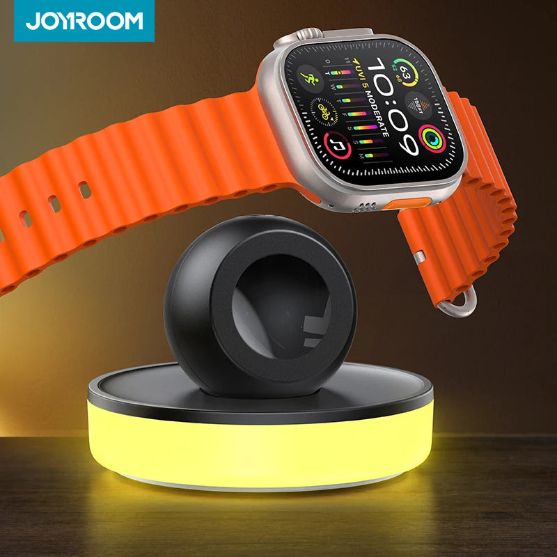 Joyroom Charger Stand for iWatch Portable Watch Charger for iWatch with USB C Cable Wireless Charging Station for Apple Watch