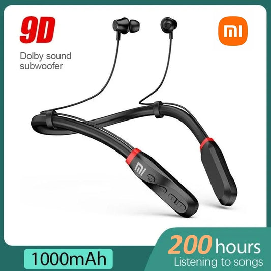 Xiaomi I35 Earphones Bluetooth 5.1 Headphones Sport Earbuds Built-in Mic Neckband Headphone Stereo Earbuds Headset For Running